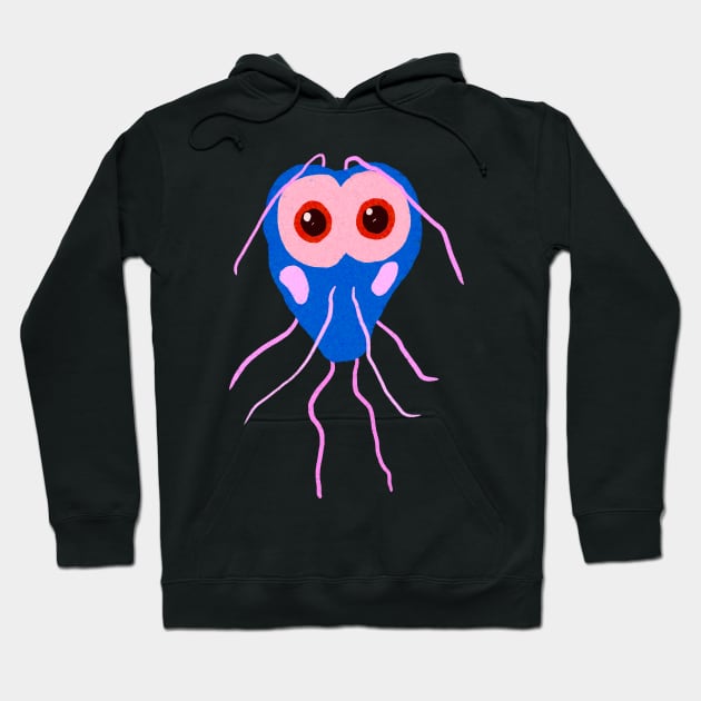 Giardia Cute Microbes Adorable Bacteria Hoodie by labstud